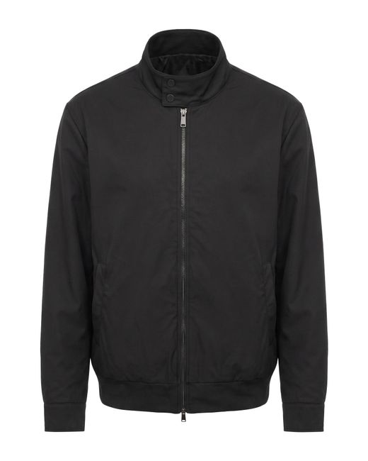 Crossley Black Jacket Polyester, Polyurethane for men