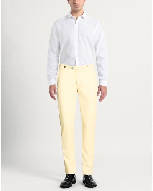 Barbati Natural Pants Polyester, Viscose, Elastane for men