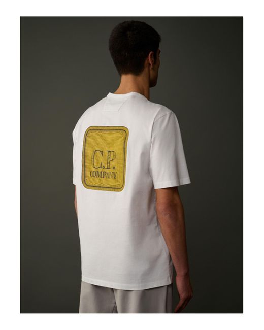 T-shirt di C P Company in Gray da Uomo