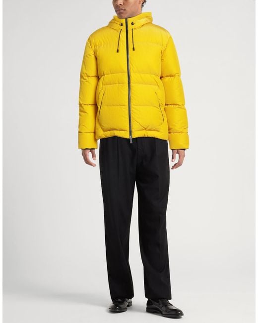Herno Yellow Laminar Puffer Polyamide for men