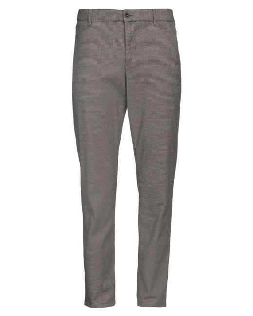 ALBERTO Gray Trouser for men