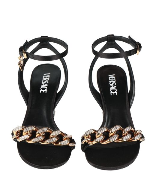 Versace Black Sandals