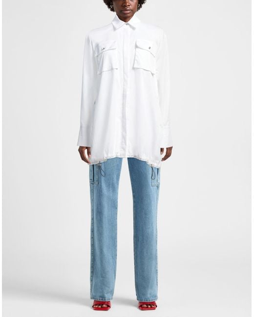 Jijil White Shirt Cotton, Polyamide, Elastane