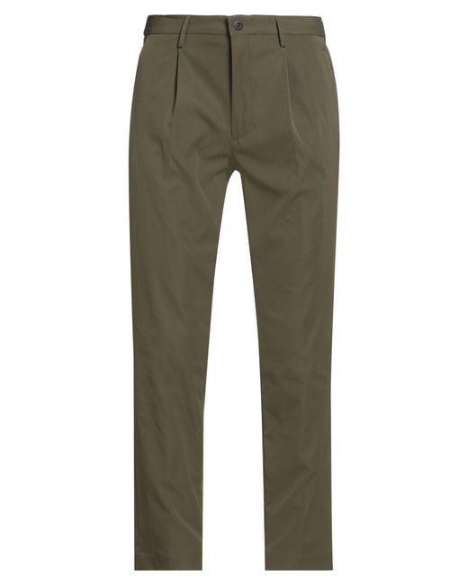 Incotex Green Slowear Pants Polyester for men