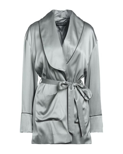 Dolce & Gabbana Gray Dressing Gown Or Bathrobe