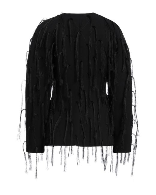 Jacquemus Black Jacket Polyester, Silk