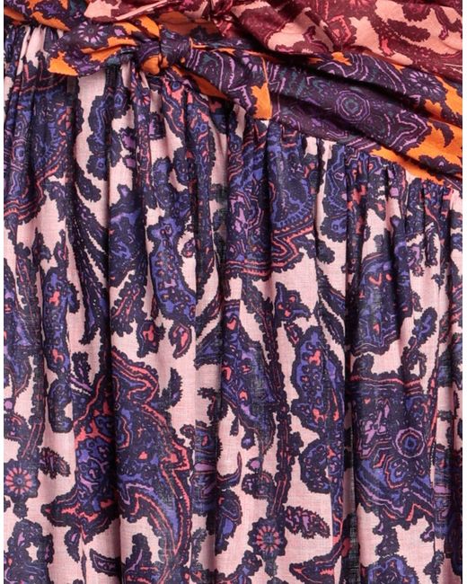 Zimmermann Purple Midi Dress