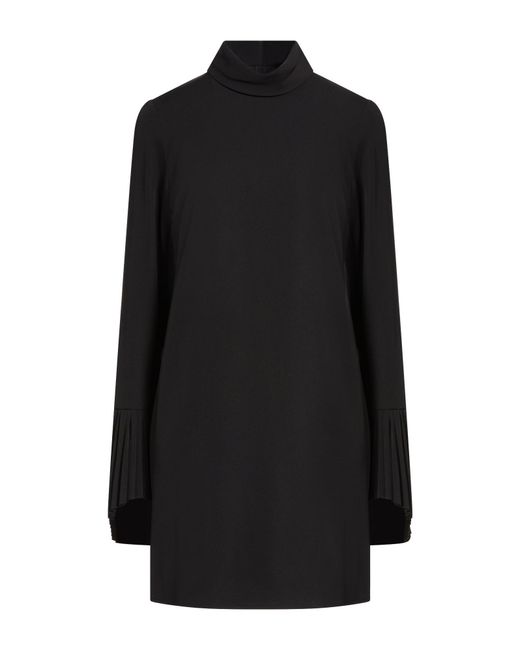 Department 5 Black Mini Dress Polyester, Elastane