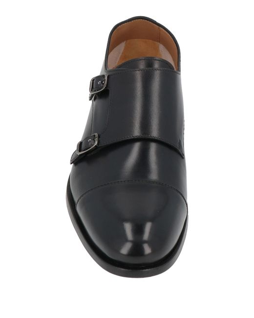 Testoni Black Loafers Leather for men