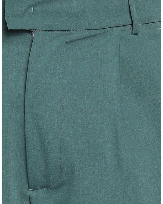 C.9.3 Green Pants Polyester, Wool, Viscose, Elastane for men