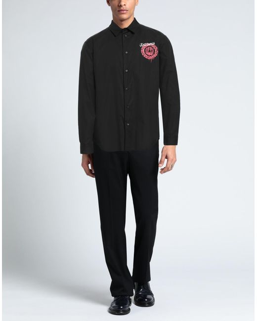 Just Cavalli Black Shirt for men