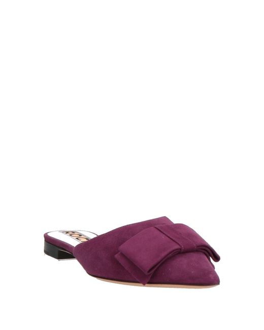 Rochas Purple Mules & Clogs Leather