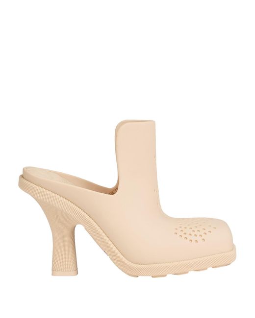 Burberry Natural Mules & Clogs