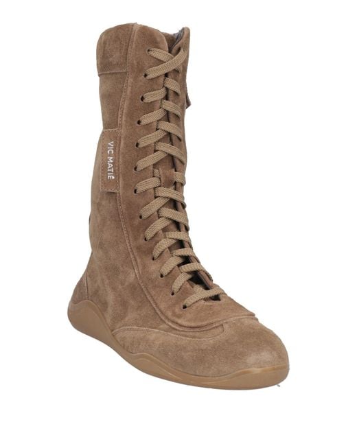Vic Matié Brown Ankle Boots