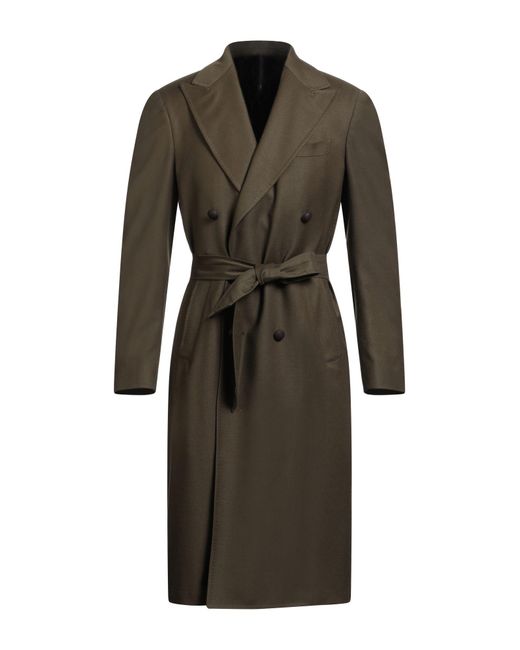 Entre Amis Multicolor Coat Virgin Wool, Elastane for men