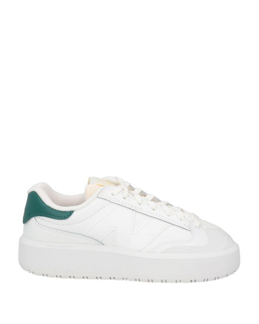 New Balance White Sneakers Leather