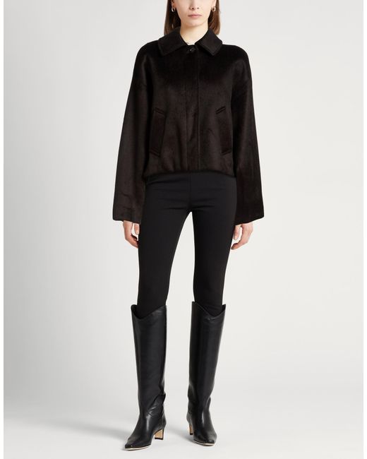Aspesi Black Jacket Acrylic, Viscose, Polyester