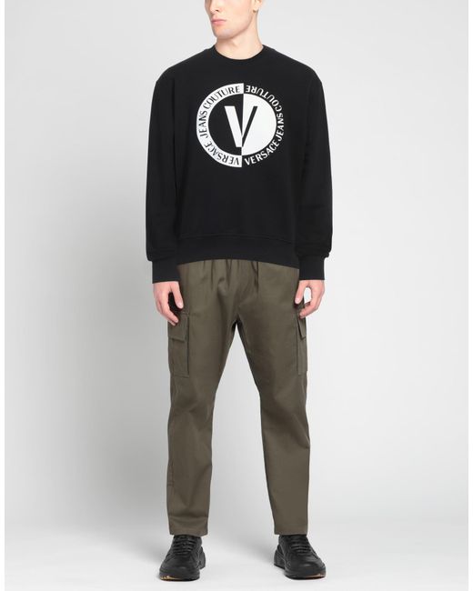 Versace Jeans Couture Black Sweatshirt for men