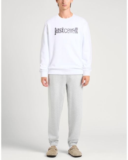 Just Cavalli White Sweatshirts for men