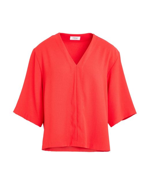 Ottod'Ame Red Caring Top Polyester
