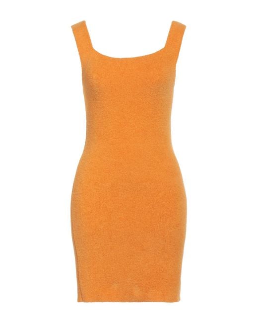 Patou Orange Mini Dress