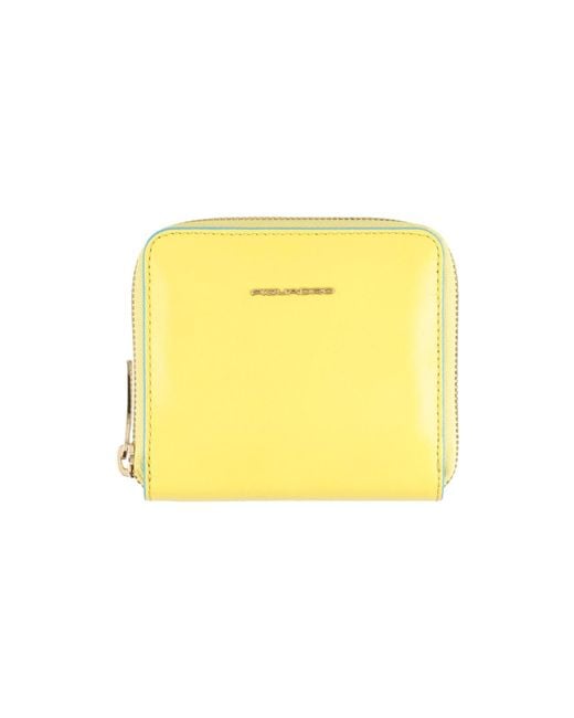 Piquadro Yellow Wallet