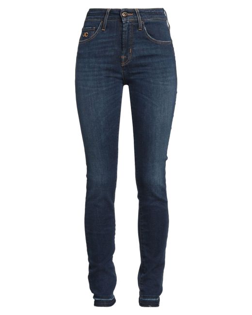 Jacob Cohen Blue Jeans Cotton, Elastomultiester, Elastane