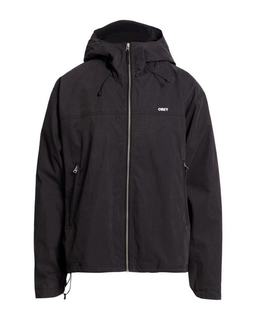 Obey Black Jackets for men
