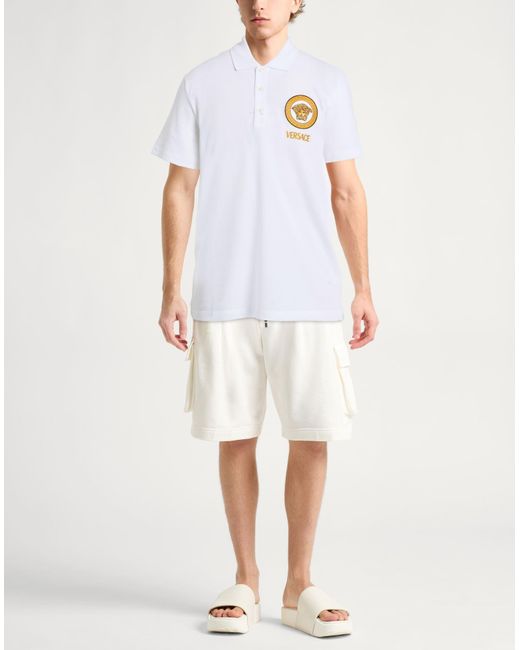 Versace White Polo Shirt for men