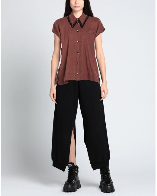 Ganni Red Shirt