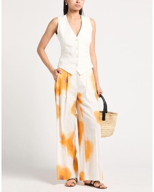 Ballantyne Natural Pants Linen, Viscose