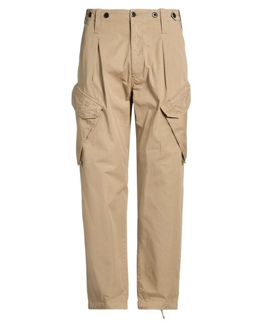 C P Company Natural Camel Pants Cotton for men