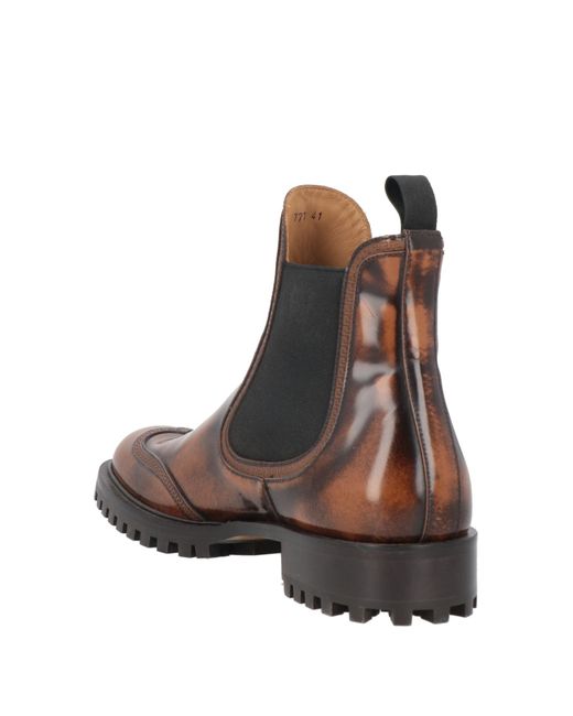 Versace Brown Ankle Boots for men