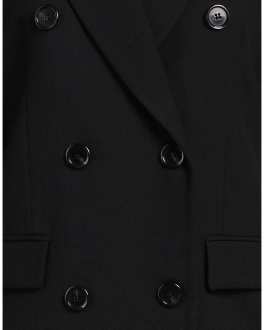 Pinko Black Blazer Polyester, Wool, Elastane, Polyurethane