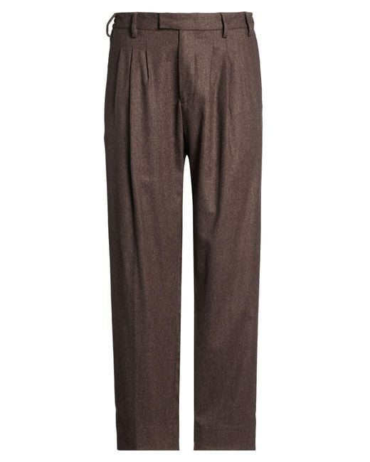 Briglia 1949 Brown Racconta La Sartoria Pants Wool, Polyamide, Cashmere, Elastane for men