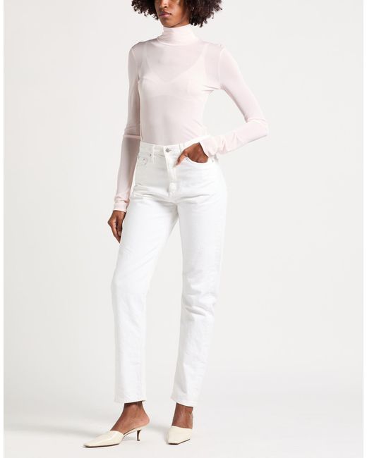 Jil Sander White Top Viscose