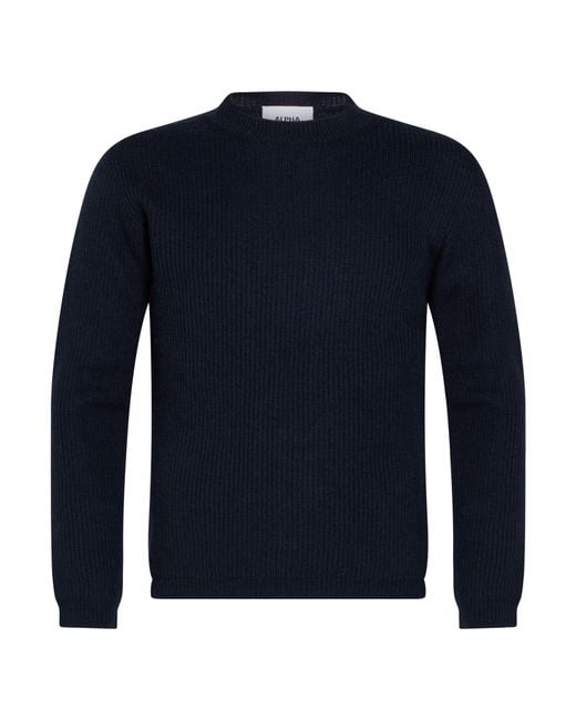 Pullover Alpha Studio de hombre de color Blue