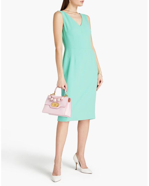 Dolce & Gabbana Green Midi Dress