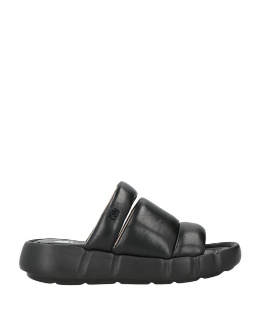 Ixos Black Sandals Leather