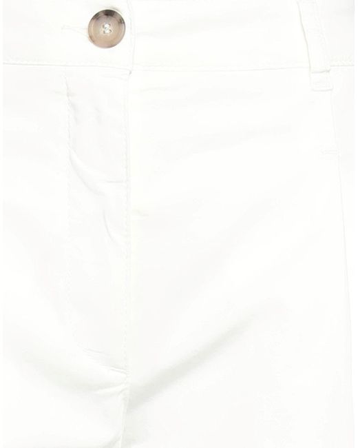Peserico EASY White Shorts & Bermuda Shorts