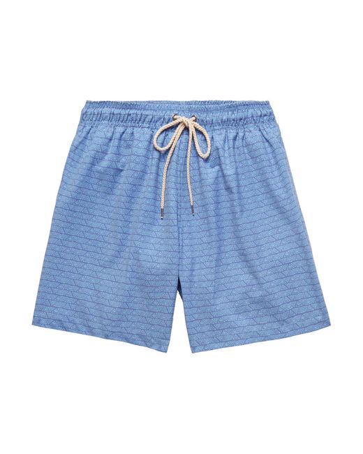 Faherty Brand Cotton Swim Trunks in Azure (Blue) for Men Save 33 Lyst