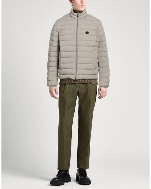 Emporio Armani Gray Puffers for men