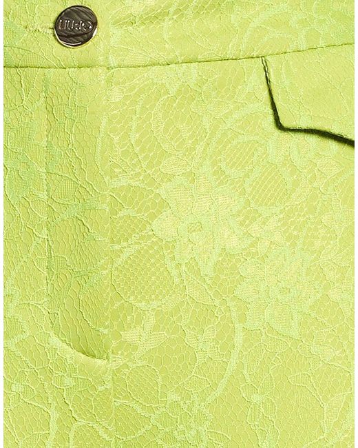 Liu Jo Green Pants Polyester, Polyamide, Elastane