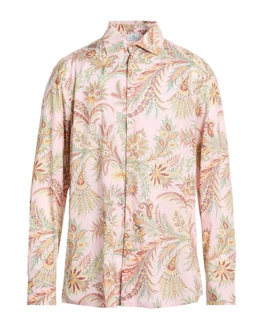 Etro Pink Shirt for men