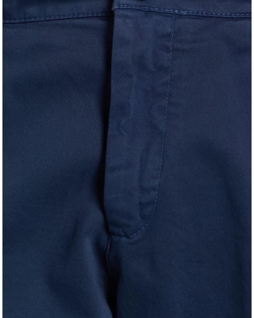 Cruna Blue Pants Cotton, Elastane for men