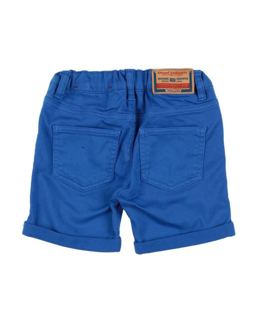 DIESEL Blue Shorts & Bermuda Shorts Cotton, Elastane