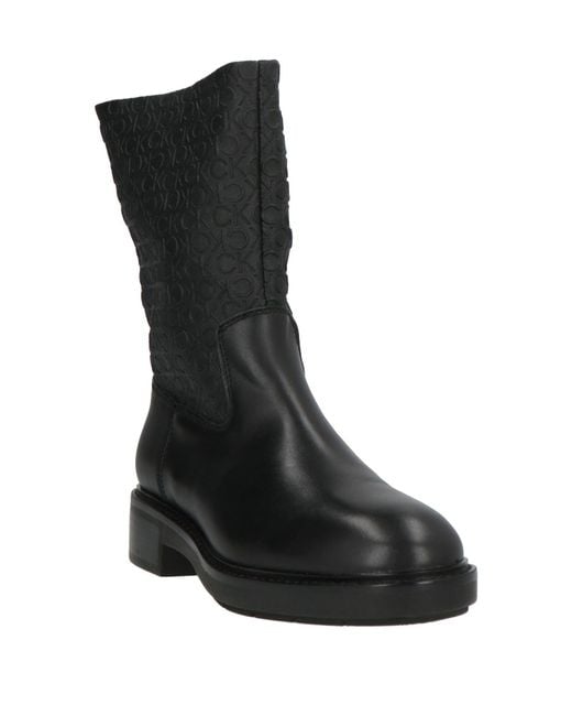 Calvin Klein Black Stiefelette