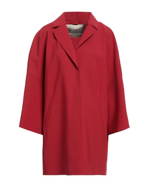 Herno Red Overcoat