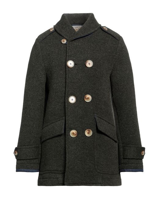 Vintage De Luxe Black Coat for men