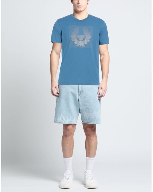 Belstaff Blue T-shirt for men